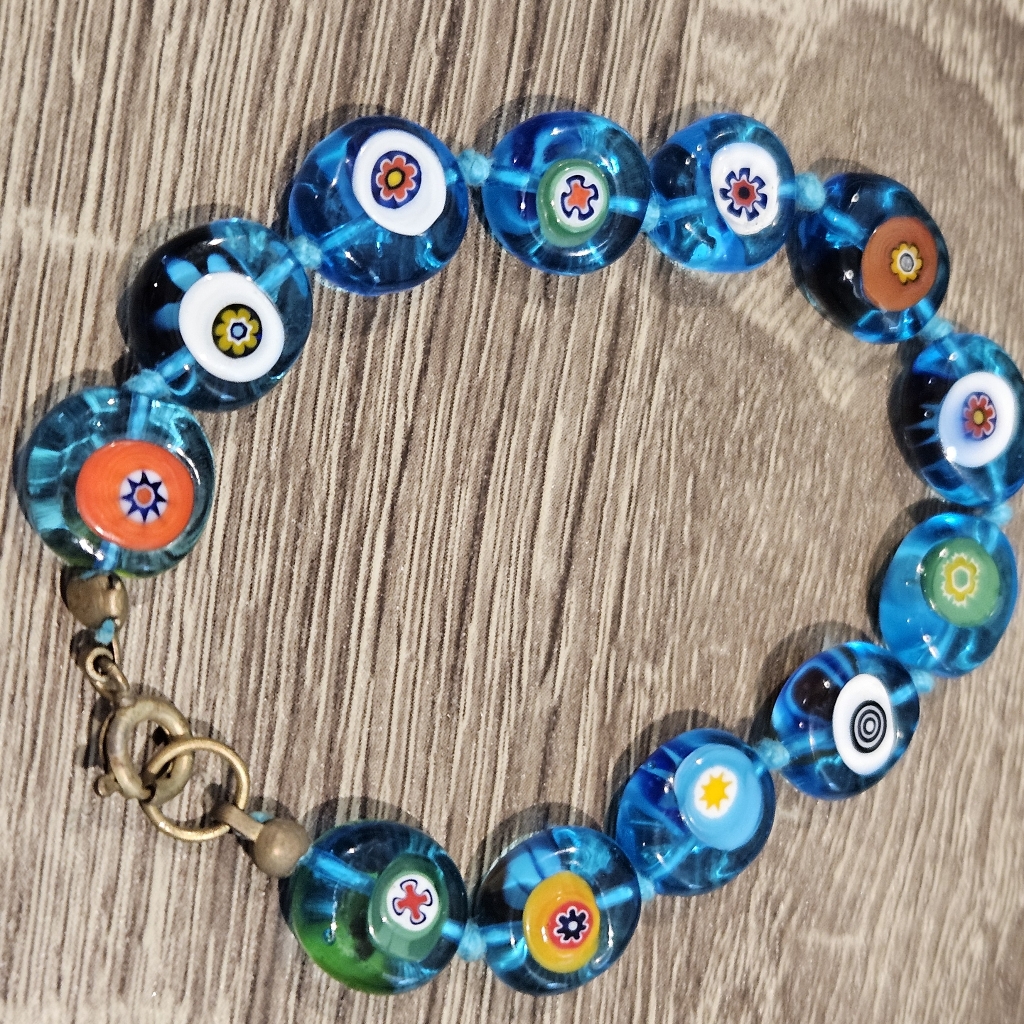 Murano Colorful Glass Bracelet 24$